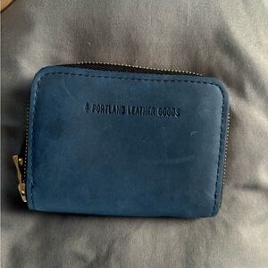 Portland Leather Midnight Blue Wallet